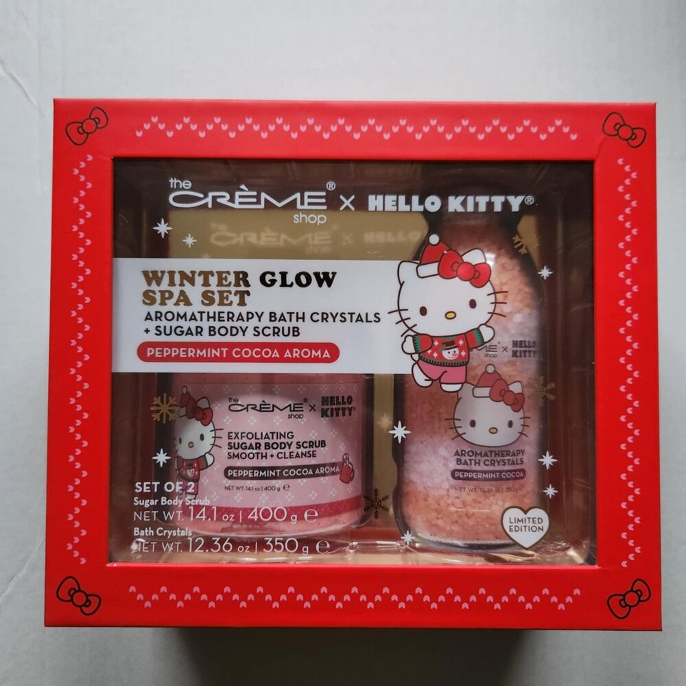 The Creme Shop x Hello Kitty Winter Glow Spa Set - Brand new